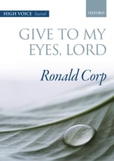 Give to my eyes, Lord Vocal Solo & Collections sheet music cover